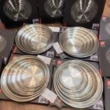  Bộ 5 đĩa inox 201 cao cấp 