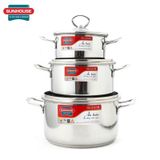  Bộ 3 nồi inox 5 đáy SH888 Sunhouse 