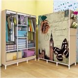  Tủ quần áo vải 3D 3 buồng 8 ngăn 