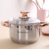  Bộ 3 nồi inox 5 đáy SH781 Sunhouse 