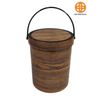 Thùng rác lật nhựa giả gỗ Việt Nhật