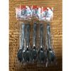 Thìa inox ăn cơm đầu nhọn cán dài in hình hoa