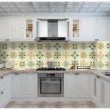  Giấy dán bếp hoa văn 