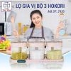  Bộ 3 lọ nhựa đựng gia vị Hokori 2936 Việt Nhật 