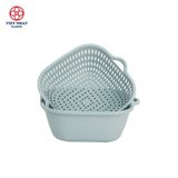  Rổ 2 lớp vuông bé, trung, to Việt Nhật (rổ kèm chậu) 