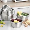 Chậu inox sâu lòng size 30, 32, 34, 36, 38, 40 cm Hoàng Gia siêu dày