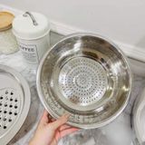  Bộ chậu nạo inox 