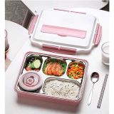  Hộp đựng cơm inox 5 ngăn kèm đũa và thìa 