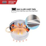  Bộ 3 nồi inox 5 đáy SH781 Sunhouse 