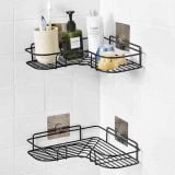  Kệ góc sắt đen dính tường siêu chắc 