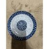 Đĩa sứ tròn men lam cổ 17.5 cm SQ