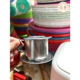  Phin cà phê inox 7,8,9 lưới gài Long Cam 