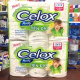  Giấy vệ sinh có lõi Celox Tiến Đạt bịch 6 cuộn 