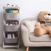 Kệ nhựa 3 tầng đựng đồ đa năng có bánh xe 5567-3 Việt Nhật