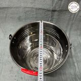  Xô inox 10 lít, 12 lít có quai đựng nước, đựng đá, ướp đồ lạnh, sữa bò,… 