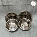  Bộ 4 thố trộn thau trộn sâu lòng inox 304 Hoàng Gia 