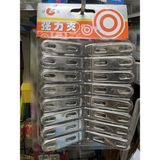  Kẹp quần áo inox (vỉ 16 cái) 