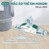 Set 10 móc quần áo nhựa trẻ em Hokori 2830 Việt Nhật