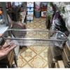 Rổ inox dẹt đựng hoa quả, đồ ăn chiên rán ráo mỡ