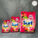  Bột giặt Surf hương nước xả vải 380g; 800g; 2 kg (dùng cho cả giặt tay và máy) 
