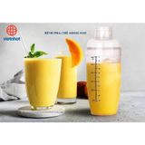  Bình lắc pha chế đồ uống cocktail 400 ml, 600 ml Việt Nhật 