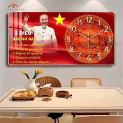 Đồng Hồ Tráng Gương “Hào Khí 30/4” – Tự Hào Dân Tộc Tại Tranhviet247!