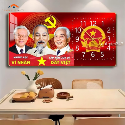 Đồng Hồ Tráng Gương “Hào Khí 30/4” – Tự Hào Dân Tộc Tại Tranhviet247!