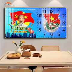 Đồng Hồ Tráng Gương “Hào Khí 30/4” – Tự Hào Dân Tộc Tại Tranhviet247!