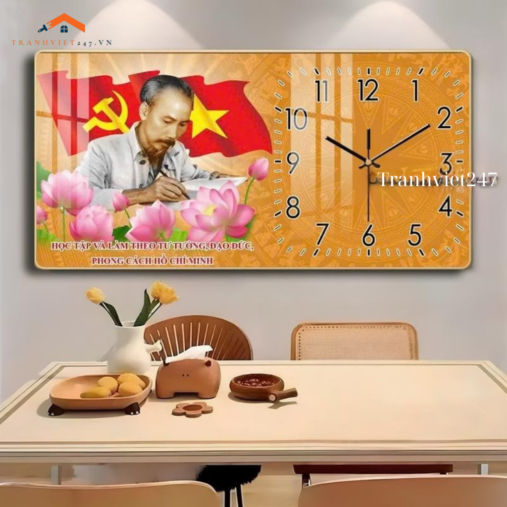 Đồng Hồ Tráng Gương “Hào Khí 30/4” – Tự Hào Dân Tộc Tại Tranhviet247!