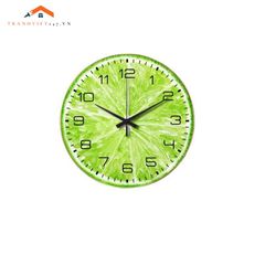 Đồng hồ treo tường in tranh nghệ thuật sắc màu