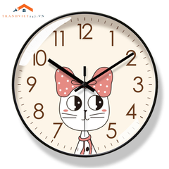 Đồng Hồ Tròn Ngộ Nghĩnh Dễ Thương Cho Bé Yêu - Đồng Hồ Treo Tường Động Vật