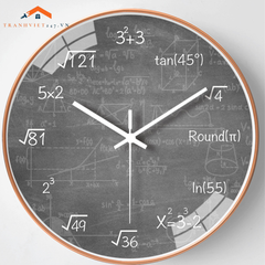 Đồng Hồ Tròn Học Toán Sáng Tạo - Decor Phòng Trang Trí Lớp Học