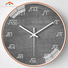 Đồng Hồ Tròn Học Toán Sáng Tạo - Decor Phòng Trang Trí Lớp Học