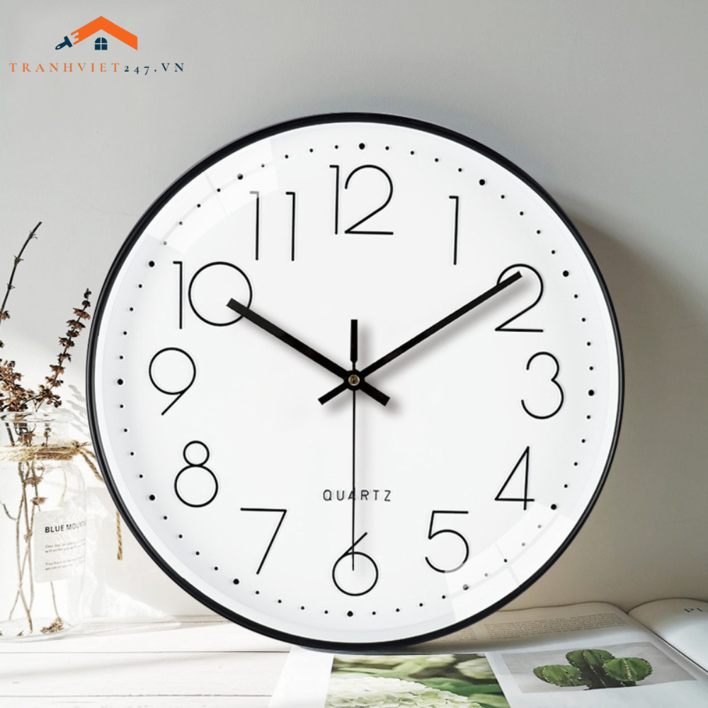 Đồng Hồ Treo Tường Tròn Nhiều Kiểu Dáng Phù Hợp Mọi Không Gian - Trang Trí , Decor Nhà Cửa