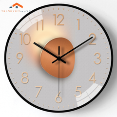Đồng Hồ Treo Tường Tròn Hình Học Trừu Tượng- Phong Cánh Hiện Đại
