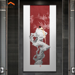 Tranh Treo Tường Cô Gái  Nghệ Thuật Hiện Đại - Tranh Tráng Gương