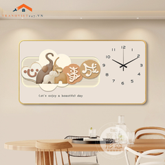 Tranh Đồng Hồ Tráng Gương Cao Cấp -Trang Trí Nhà Cửa Quà Tặng