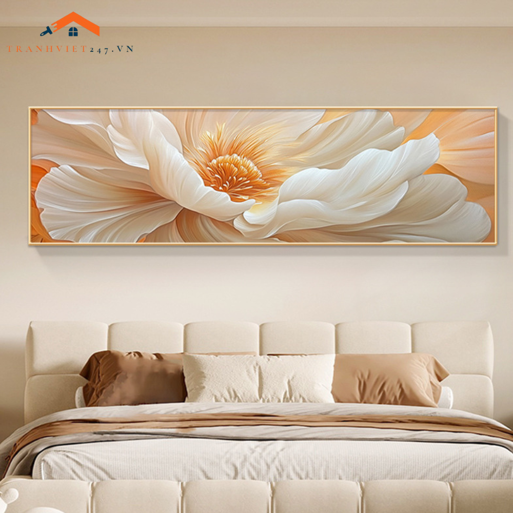 Tranh Hoa Mẫu Đơn Cánh Mềm Mại Trang Nhã - Decor Nhà Cửa