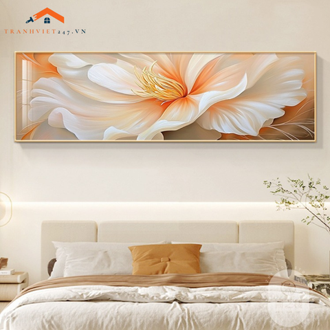 Tranh Hoa Mẫu Đơn Cánh Mềm Mại Trang Nhã - Decor Nhà Cửa