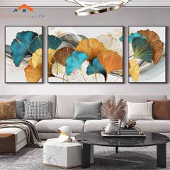 Bộ 3 Tranh Treo Tường Phòng Khách Hiện Đại Phong Cảnh Núi Băng - Trang Trí Nội Thất Sang Trọng