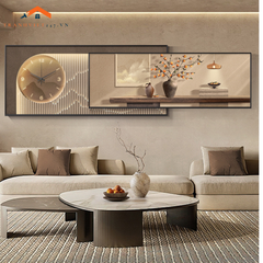 Đồng Hồ Trang Trí Treo Tường 2 Trong 1 Tĩnh Vật  - Trang Trí Nhà Cửa