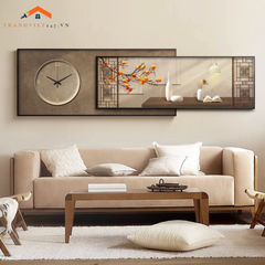 Đồng Hồ Trang Trí Treo Tường 2 Trong 1 Tĩnh Vật  - Trang Trí Nhà Cửa