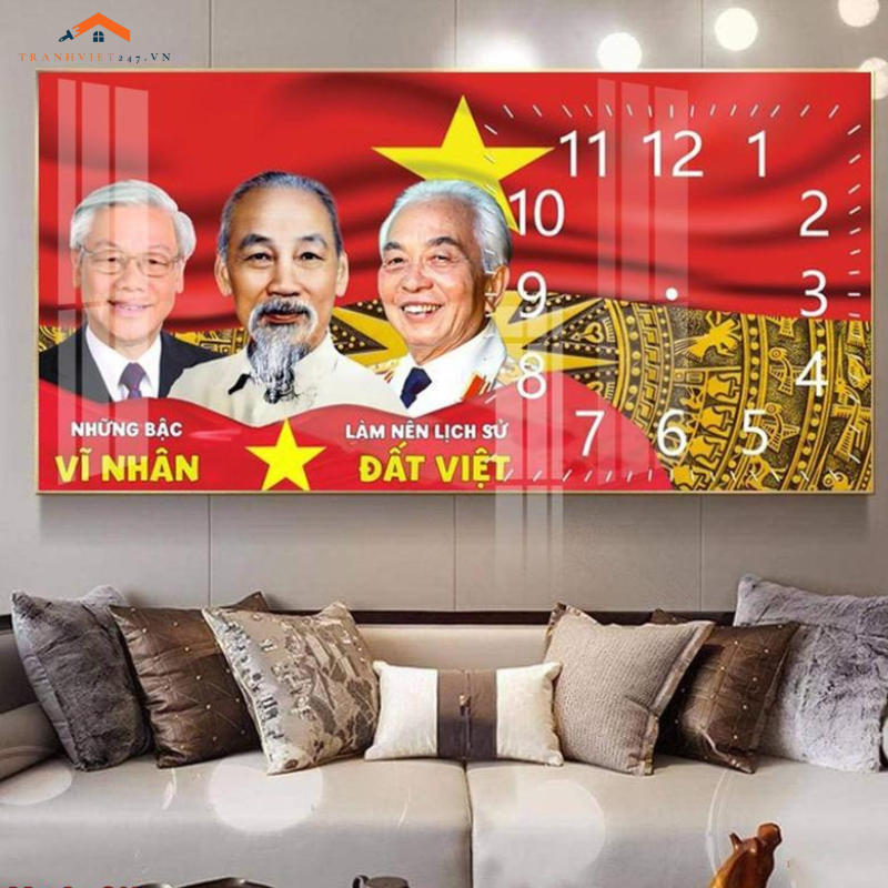Đồng Hồ Tráng Gương “Hào Khí 30/4” – Tự Hào Dân Tộc Tại Tranhviet247!