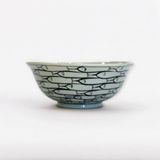  Tô nhỏ miệng loe vẽ cá - D17 (Tô ăn sáng) 