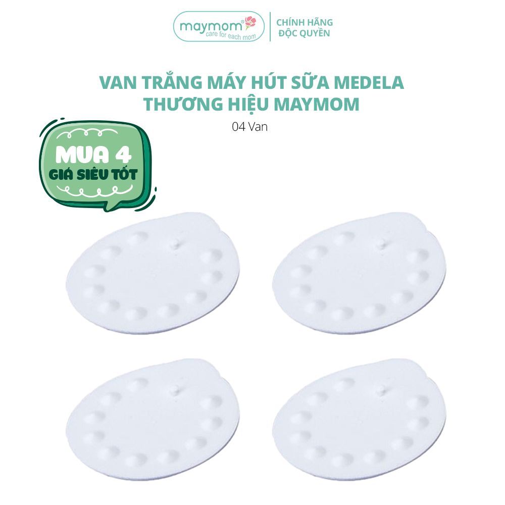 Van Trắng Máy Hút Sữa Maymom, Phụ Kiện Thay Thế Máy Medela Pump, Harmony, Swing, Mini Electric