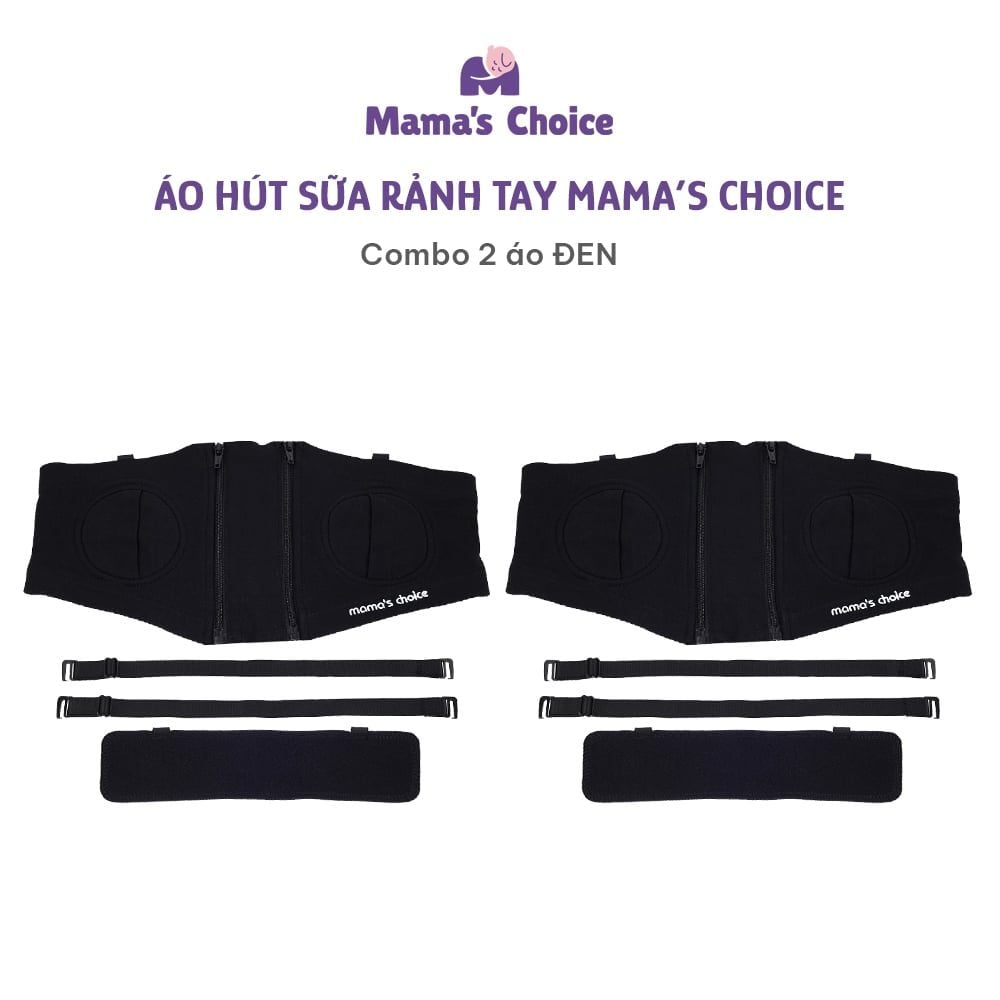 Áo Hút Sữa Rảnh Tay Mama’s Choice, Thiết Kế Công Thái Học, Freesize Phù Hợp Mọi Dáng Mẹ, Co Giãn 4 Chiều, Hút Sữa Êm Ái
