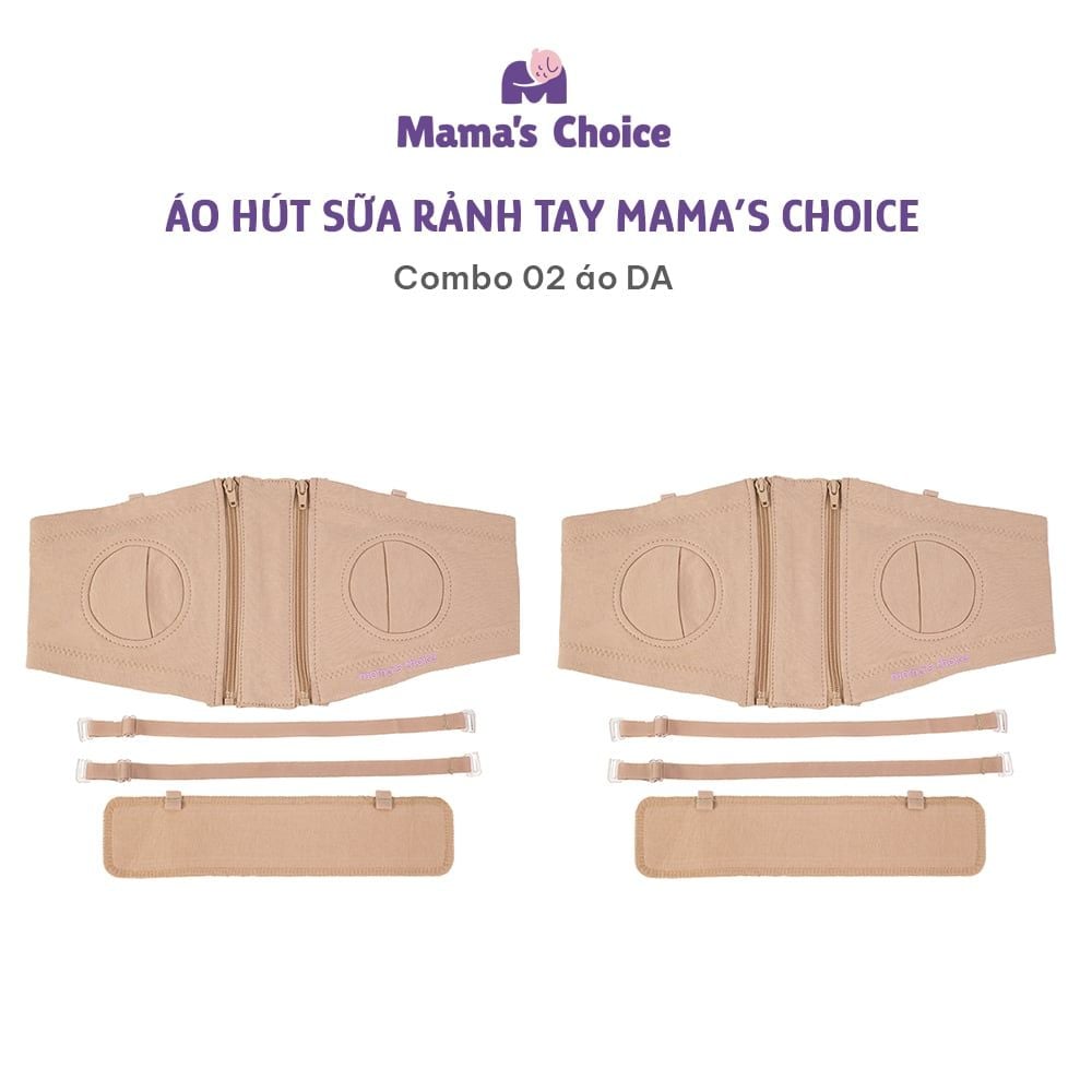 Áo Hút Sữa Rảnh Tay Mama’s Choice, Thiết Kế Công Thái Học, Freesize Phù Hợp Mọi Dáng Mẹ, Co Giãn 4 Chiều, Hút Sữa Êm Ái