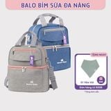 Balo Bỉm Sữa Mama’s Choice, Giữ Lạnh Sữa Mẹ Lên Đến 14h, Giữ Ấm Thức Ăn Cho Mẹ và Bé, Thiết Kế Thời Trang