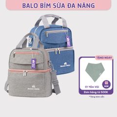 Balo Bỉm Sữa Mama’s Choice, Giữ Lạnh Sữa Mẹ Lên Đến 14h, Giữ Ấm Thức Ăn Cho Mẹ và Bé, Thiết Kế Thời Trang