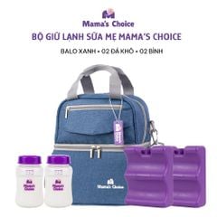 Combo Balo Bảo Quản Sữa Mẹ Mama’s Choice, Trọn Bộ Giữ Nhiệt Bình Sữa Đa Năng, Đựng Đồ Cho Mẹ Bé, Giữ Lạnh Lên Tới 14 Giờ